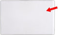 StoreSMART - 4" x 6" - Non-Adhesive Plastic Vinyl Pocket - Photo Sized - Open Short Side - 12 Pack - PE1888S-12
