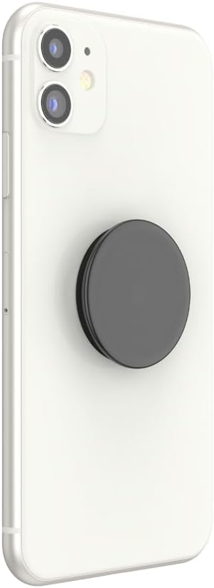 PopSockets Adhesive Phone Grip, Holder- Translucent Black
