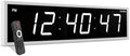 Ivation Oversized Digital Wall Clock with Large LED Display & Timer, 60"