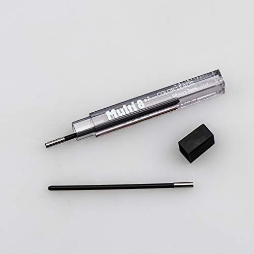 Pentel Arts 8 Colour Pencil Lead Refill, Black, 24 Pieces of Lead (CH2-A)