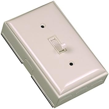 Legrand Wiremold 500 Series Metal Raceway Toggle Switch Kit, Ivory 1 Pack