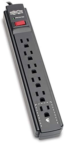 Tripp Lite Protect It! 6-Outlet Surge Protector w/ 15ft Cord, 790 Joules - Black