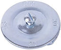 Gardner Bender KO701 Metal Knockout Seal, ½" Conduit Size, Marked Size, Rust-Proof Galvanized Steel, 16 AWG Steel, ⅜" Thread, Embossed, Self Centering, for Knockout Punch/Die Conduit, Cover