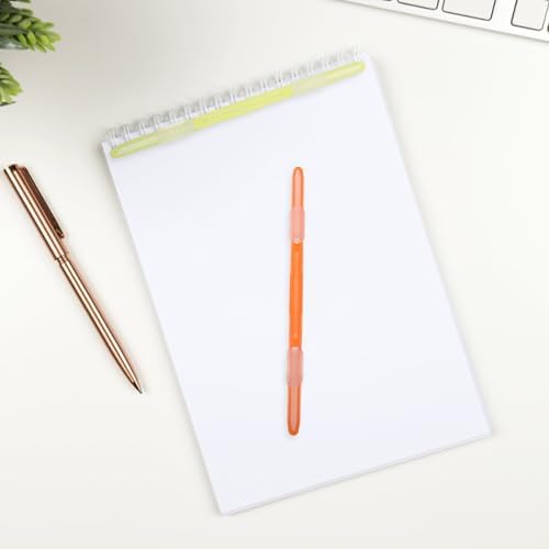 SEWACC 36pcs Colorful Plastic File Binding Fasteners Double Hole Strip Clip Design for Quick Binding and Longterm Use, for School and Office Document Organization