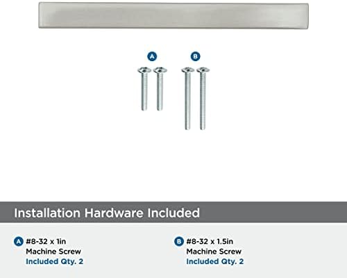 Amerock 10 Pack 3-3/4" Monument Satin Nickel Drawer Pull
