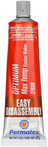 Permatex 27038 Optimum Red High Temperature Gasket Maker, 3 oz