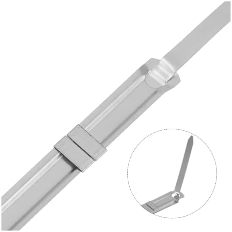 Loose-Leaf Paper Fasteners 150Pcs Metal Binding Spines File Clips Office Folder Accessories Paper Fasteners Hole Punch Loose Leaf Combs Sturdy