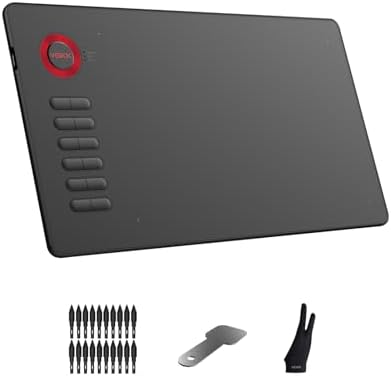 VEIKK A15 10x6 Drawing Tablet with 12 Hot Keys, 8192 Pressure Levels