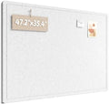 Fluxynara 47.2" x 35.4" Large Bulletin Board, Light Gray