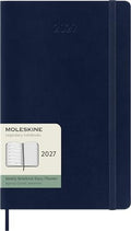 Moleskine 2027 12-Month Weekly Planner, Large, Sapphire Blue, Softcover