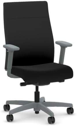 HON Ignition 2.0 Ergonomic Office Chair, Lumbar Support, Desk Chair, Black