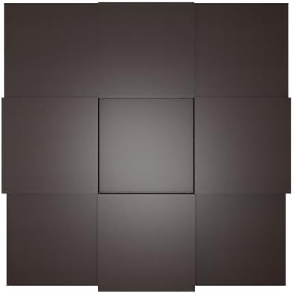 2 PACK — Acoustic Soundproofing Diffusion Panel | Acoustic Treatment for Recording Studio Home Office Podcast Living Room | Absorption - Reflection | Color Plates: (Wenge, EDISON)