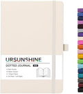 Dotted Journal/Notebook - Dot Grid Hard Cover Notebook, 5.3'' x 8.26''