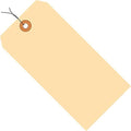 Top Pack Supply Shipping Tags, Pre-Wired, 13 Pt., 3 3/4" x 1 7/8", Manila (Pack of 1000)