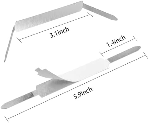 QYH Self-Adhesive Prong Paper Fasteners 1 inch Capacity, 130 Fasteners/Box (Pack of 3)
