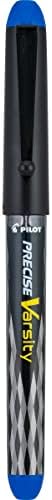 PILOT Precise Varsity Pre-Filled Fountain Pens, 1.0mm, Blue Ink, 12-Pack