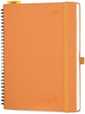 POPRUN 2027 Planner, Large 8.5" x 10.5" Weekly Calendar, Day Planner 2027