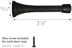 Design House Spring Doorstop, Oil Rubbed Bronze