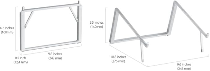 Rain Design 10084 mBar Pro+ Foldable Laptop Stand - Silver