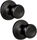 Design House Terrace Dummy Door Knob, Matte Black