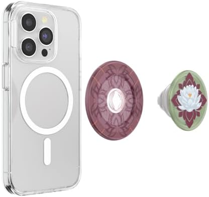 PopSockets Phone Grip for MagSafe with Kickstand, Magnetic Stand, Swappable Top, Secure Hold for iPhone MagSafe Cases, Phone & Tablet Grip - Welcome to The White Lotus