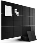 Fluxynara Felt Bulletin Board & Cork Board Alternative, Black