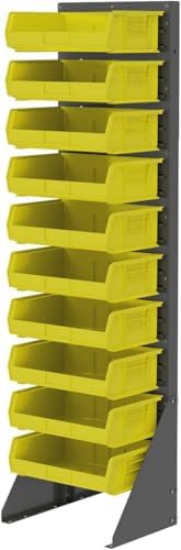 Akro-Mils 30255 AkroBins Plastic Storage Bins, 11"x16"x5", Yellow, 6-Pack