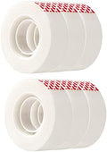 Amazon Basics Matte Finish Tape, 6 Pack, 3/4" Width x 1000" (27.8 yds) Length, Translucent