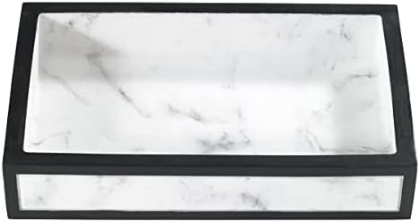 Avanti Linens - Soap Dish, Countertop Bathroom Accessories, Modern Home Decor (Jasper Collection)