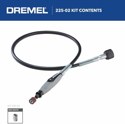 Dremel Flex Shaft Rotary Tool Attachment, Comfort Grip, 36” Cable (225-02)