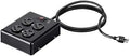 Monoprice Heavy Duty Metal Surge Protector - 4 Outlet Power Strip, 180 Joules, UL Certified, 6 Feet Cable, Black