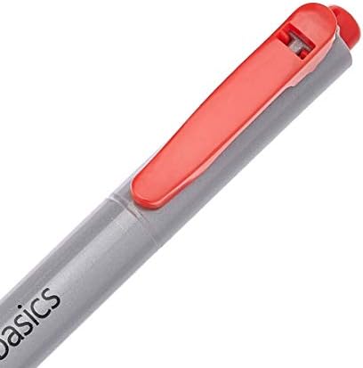 Amazon Basics Retractable Permanent Markers, Quick Drying Fade Resistant Ink, Versatile Art Supplies for Drawing, for Home, School, and Office Use, Assorted Colors, 12 Count