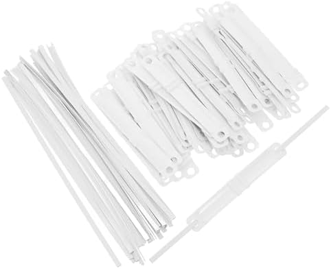 50pcs Document Binding Buckle Plastic Paper Fasteners for Punched Papers