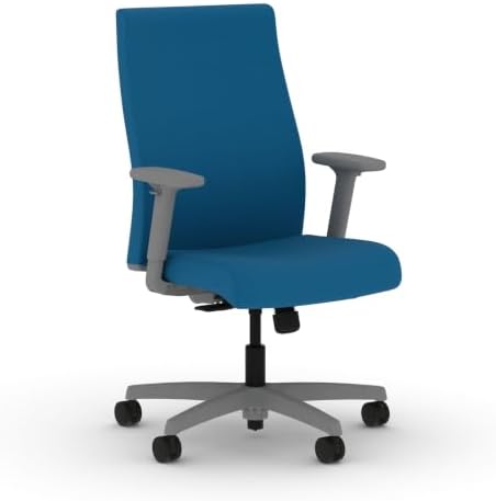 HON Ignition 2.0 Ergonomic Office Chair, Lumbar Support, Peacock