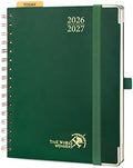 POPRUN 2026-2027 Weekly Planner 6.25" x 8.5" Weekly and Monthly Planner