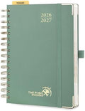 POPRUN 2026-2027 Daily Planner One Page Per Day, 5.75" x 8.5", Day Planner