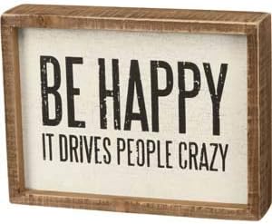 Primitives by Kathy Rustic Farmhouse Decor - Inspirational Wall Art, Wooden Table/Shelf Decor, Boho Kitchen Accessories 5”x7”