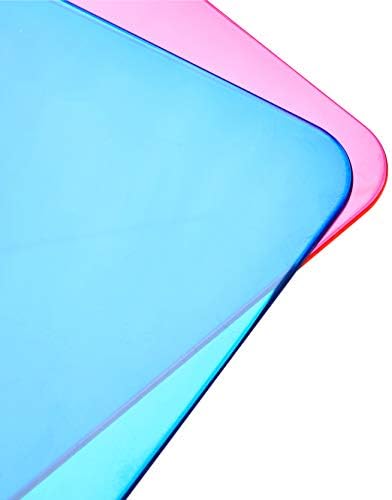 Amazon Basics Colorful, Sturdy, Lightweight Plastic Clipboards, Letter Size, Assorted Colors, Pack of 6