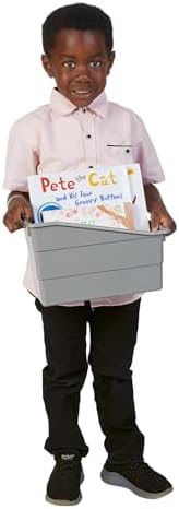 Really Good Stuff Durable Book & Binder Holders 12-Pack, Pebble