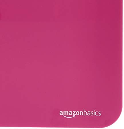 Amazon Basics Lightweight Plastic Clipboards with Sturdy Metal Clip, Letter Size, Assorted Classic Colors, Pack of 6