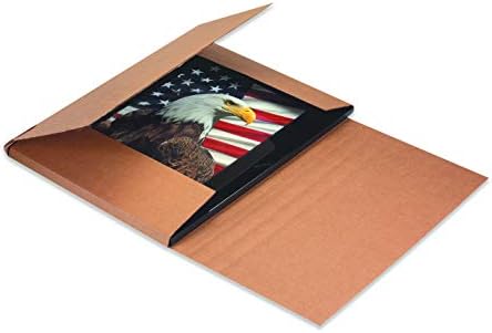 Top Pack Supply Shipping Foldable Boxes Large, 18'L x 18'W x 2'H 50-Pack | Corrugated Cardboard Box for Packing, Moving and Storage 18x18x2 18182