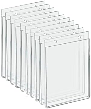 Azar 162722 5-Inch W by 7-Inch H Wall U-Frame, 10 Count