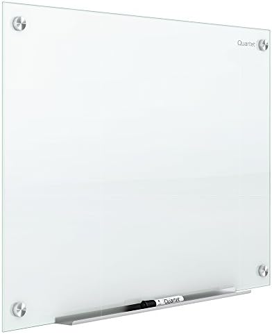 Quartet Glass Whiteboard, Magnetic Dry Erase White Board, 6 x 4 feet, Infinity, White Surface (G7248W) & Strong Magnets, Glass Whiteboard, Dry Erase Board, Large, Assorted Colors, 6 Pack (85392)