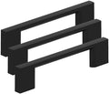 Amerock 10BX37131MB | Matte Black Cabinet Pull | 3-3/4 inch (96mm) Center-to-Center | 30 Pack | Cityscape | Furniture Hardware