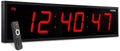 Ivation Oversized Digital Wall Clock with Large LED Display & Timer, 72"