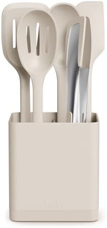 bella 6 Piece Modular Tool Set, Non-Toxic Silcone, Non-Toxic Silicone, Oatmilk