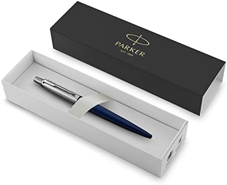 Parker Jotter Ballpoint Pen Royal Blue with Medium Point Blue Ink Gift Box (1953186)