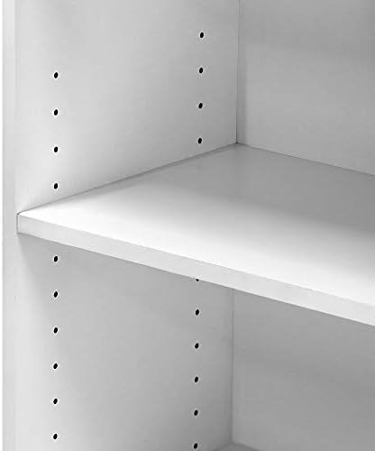 Furinno Wright 3-Tier Book Shelf, Modern Bookshelf, Soft White