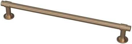 Franklin Brass 10 Pack Champagne Bronze Gold Cabinet Handles 7-9/16 inch (192mm) Kitchen Cabinet Handles and Drawer Pulls for Cupboards and Dressers | Francisco Collection