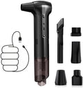Compressed Air Duster&Vacuum Cleaner, 2-in-1 130000RPM Cordless Air Blower